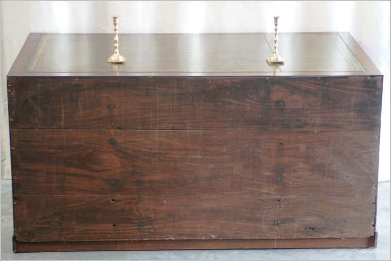 2001 Early 19thC Colonial Pedestal Desk -Rear